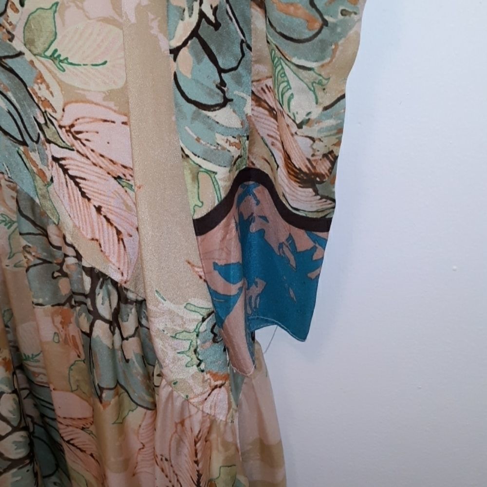 NANETTE LEPORE PRINTED LONG SLEEVES DRESS(NWOT) - Picture 4 of 7